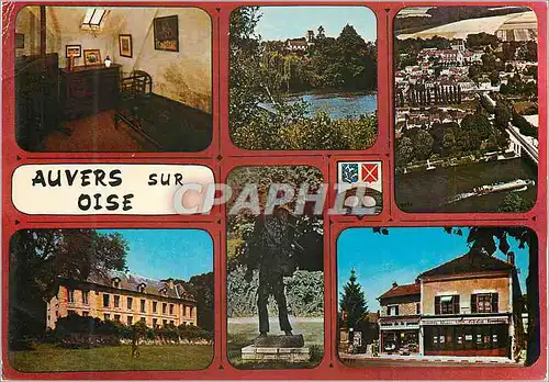 Cartes postales moderne Auvers sur Oise (Val d'Oise) La Chambre de Van Gogh Bords de l'Oise Vue Generale Le Chateau