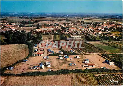 Moderne Karte Brem (Vendee) Vue aerienne Camping du Champonnet