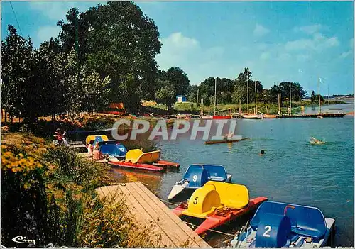 Moderne Karte Mache (Vendee) Les Bords de la Vie Bateaux Pedalo