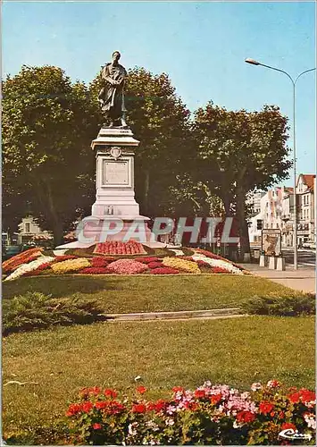 Moderne Karte Macon (S et L) Statue de Lamartine ne a Macon en 1790 Mort en 1869