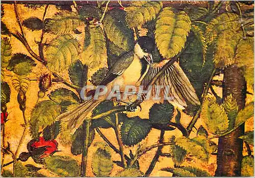 Cartes postales moderne Martin Schongauer La Vierge au Buisson de Roses (1473) Detail