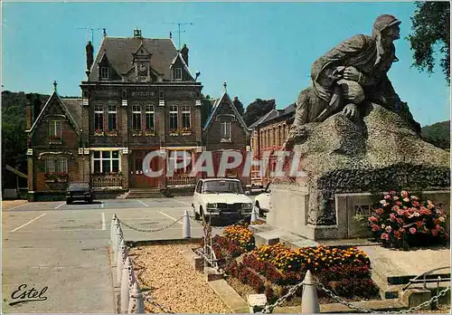 Moderne Karte Le Houlme (Seine Maritime) Place de la Mairie