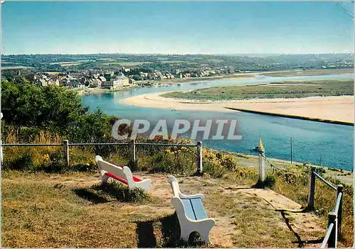 Cartes postales moderne Carteret (Manche) Panorama sur la Havre et le Port