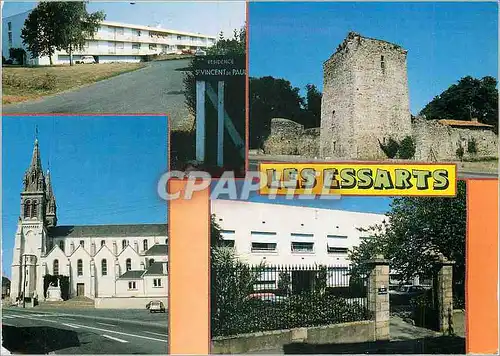 Moderne Karte Les Essarts (Vendee) Gros Bourg Situe au coeur du Bocage Vendeen