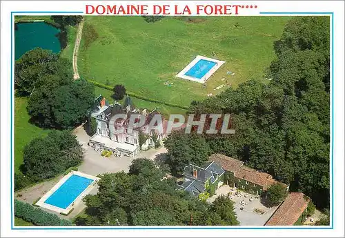 Cartes postales moderne Saint Julien des Landes (Vendee) Domaine de la Foret Le Chateau et la Piscine