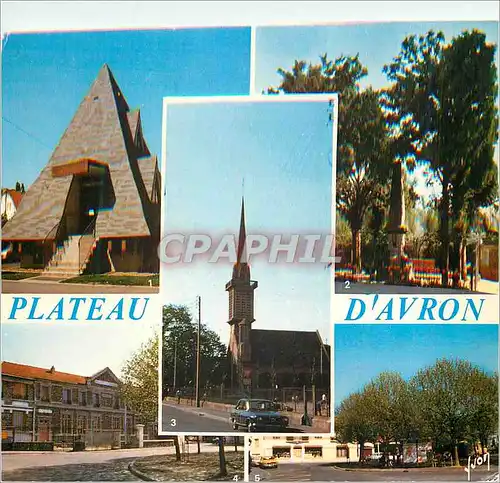 Cartes postales moderne Neuilly Plaisance Couleurs et Lumiere de France La Mairie Monument aux Morts L'Eglise L'Ecole