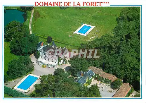 Cartes postales moderne Saint Julien des Landes (Vendee) Domaine de la Foret Le Chateau et la Piscine
