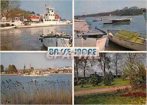 Cartes postales moderne Basse Indre Couleurs de Bretagne Le Bac a Quai les Barques de Peches Le Francois II en traversee