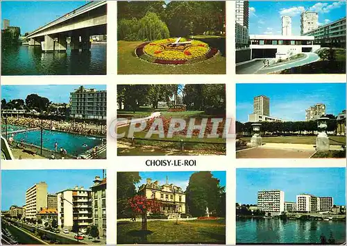 Cartes postales moderne Choisy le Roi Images de France Divers aspects de la Ville