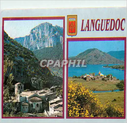 Cartes postales moderne Languedoc Jean Guilhem le Desert Lumiere et Couleurs de L'Herault Lac du Salagou