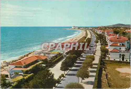 Cartes postales moderne Sitges Club Maritime et Promenade de la Mer