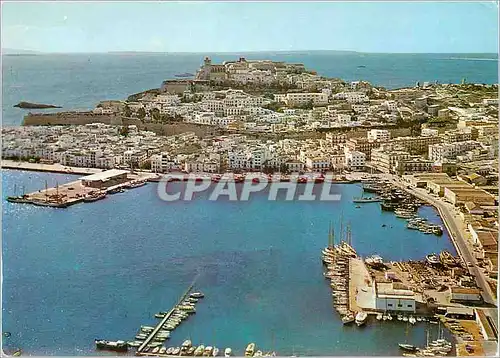 Cartes postales moderne Ibiza (Baleares) Vue d'avion Bateaux