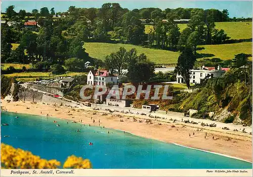 Moderne Karte Porthpean St Austell Cornwall