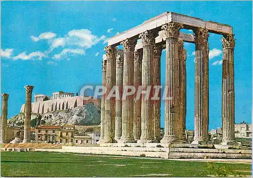 Cartes postales moderne Athenes Le Temple de Jupiter Olympien