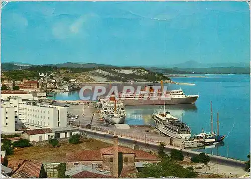 Cartes postales moderne Corfu Il Nuovo Porto Kepkypa to Neo Aimani Bateaux