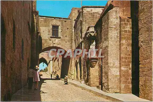 Cartes postales moderne Rhodes Rue des Chevaliers