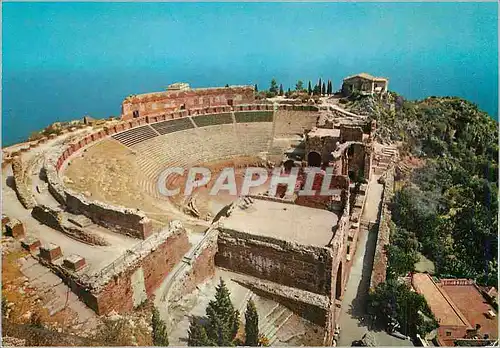 Moderne Karte Taormina Theatre Grece