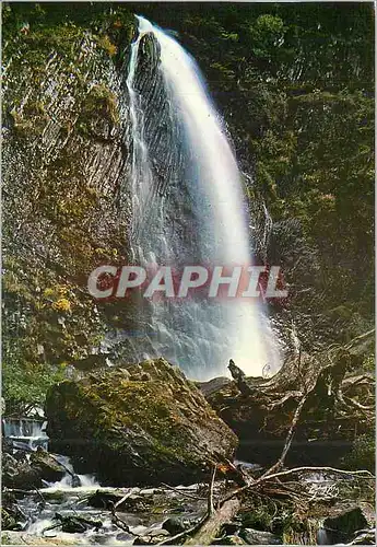 Moderne Karte Le Mont Dore et environs de la Bourboule L'Auvergne Cascade de Queureuilh