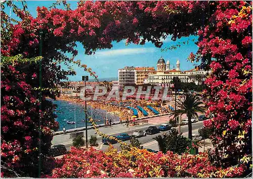 Moderne Karte Saint Raphael (Var) La Cote d'Azur Le Boulevard Felix Martin et la Plage