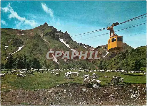 Moderne Karte Le Mont Dore (Puy de Dome) Le Telepherique du Sancy (Alt 1886 m)