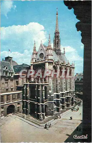 Moderne Karte Paris La Seinte Chapelle