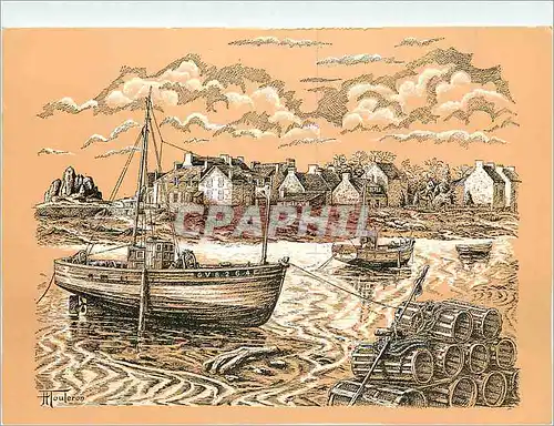 Cartes postales moderne Lesconil (Finistere) Port de Peche Bateaux