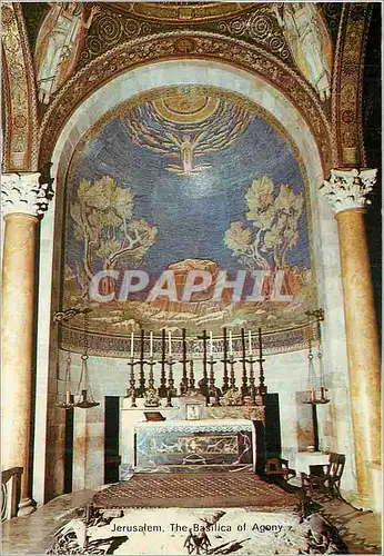 Moderne Karte Jerusalem The Basilica of Agony