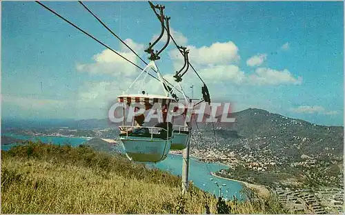 Moderne Karte Virgin Islands St Thomas Tramway Ride of the top enjoy a Cool drink while admiring the Breath Ta