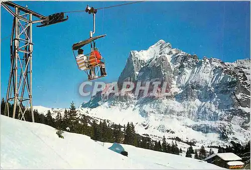 Cartes postales moderne Grindelwald Firstbahn Wetterhorn