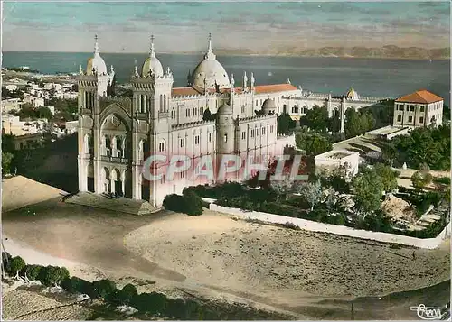 Cartes postales moderne Carthage (Tunisie) Vue aerienne de la Basilique