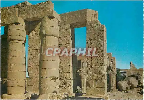 Moderne Karte Luxor Le Ramesseum