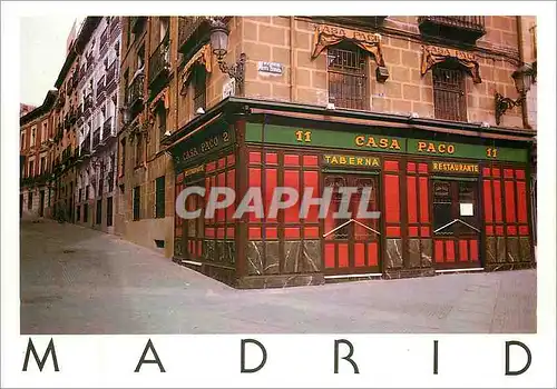 Cartes postales moderne Madrid Casa Paco Plaza Puerta Cerrada Taberna Restaurante