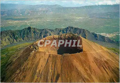 Moderne Karte Cratere actuel Vesuvio Volcan