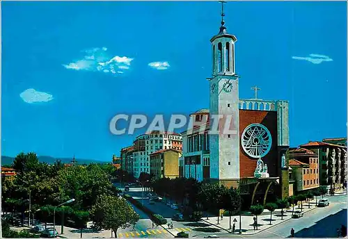 Moderne Karte Pamplona Eglise de St Xavier Francois Xavier