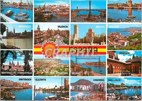 Cartes postales moderne Espana Divers aspects