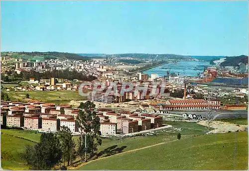 Cartes postales moderne Aviles Vue Generale