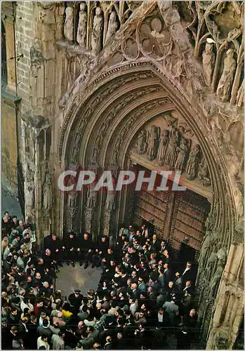 Moderne Karte Valencia Cathedrale Le Cour des Eaux tenant Cabinet