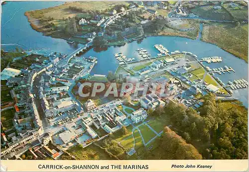 Moderne Karte Carrick on Shannon and The Marinas