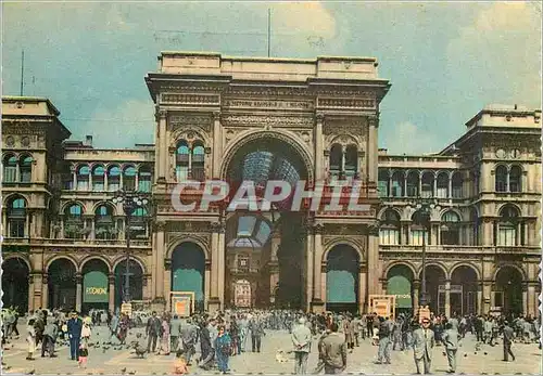 Moderne Karte Milano Galerie Victor Emmanuel