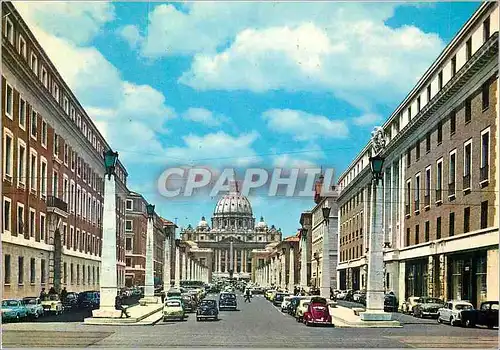 Cartes postales moderne Roma Rue de la Conciliation et St Pierre