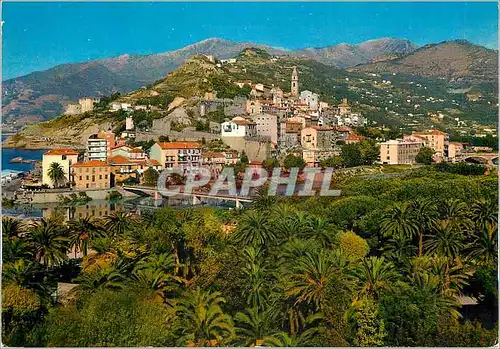 Moderne Karte Riviera dei Fiori Ventimiglia La Ville Vieille