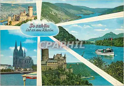 Cartes postales moderne Soschon ist am Rhein Bateau