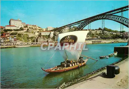 Cartes postales moderne Porto Portugal Bateau Ferreira