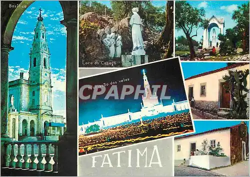 Moderne Karte Fatima Recordacao Souvenir