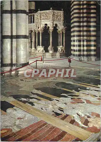 Moderne Karte Siena Cathedrale Chaire de Nicolo Pisano