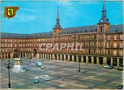 Moderne Karte Madrid L'Ancienne Plaza Mayor