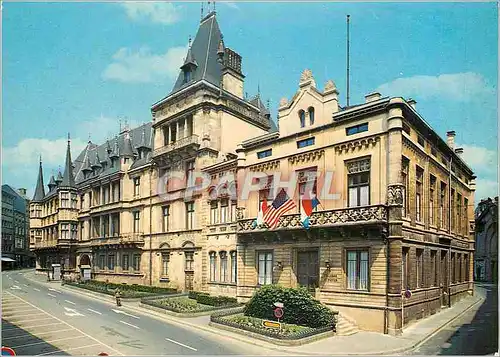 Moderne Karte Luxembourg Palais Grand Ducal et Chambre des Deputes