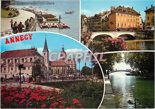 Moderne Karte Annecy (Haute Savoie)