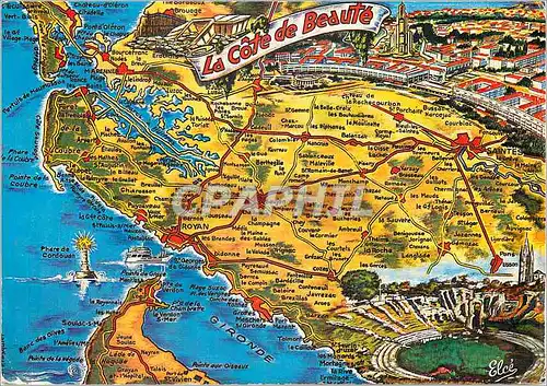 Cartes postales moderne Cote de Beaute Pointe de la Coubre Gironde Saintes