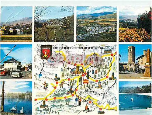 Cartes postales moderne Puigcerda (Gerona) Divers aspects
